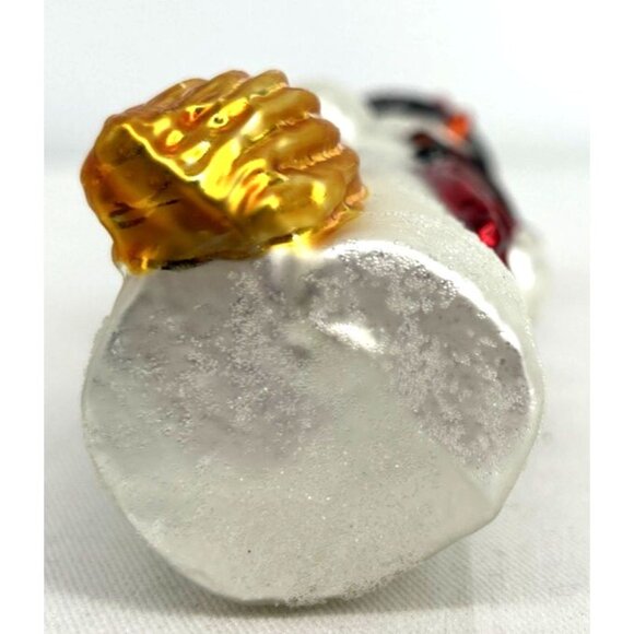 Christopher Radko Blown Glass Ornament Slim Chuckles 9" Hand Painted Vintage - Picture 7 of 9